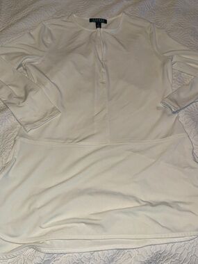 Lauren Ralph Lauren Cream Long Sleeve Tunic Top